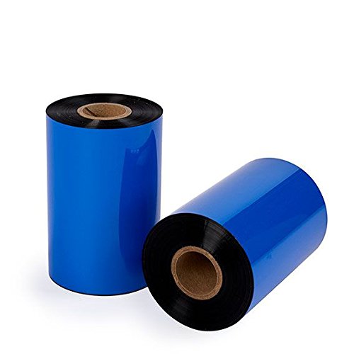 Zebra Compatible Thermal Transfer Ribbons 110mm (4.33") X 450M (1476') Resin-Enhanced Wax (Carton of 6 Rolls) Replaces P/N 06000BK11045 02100BK11045 02000BK11045 05319BK11045 05095BK11045